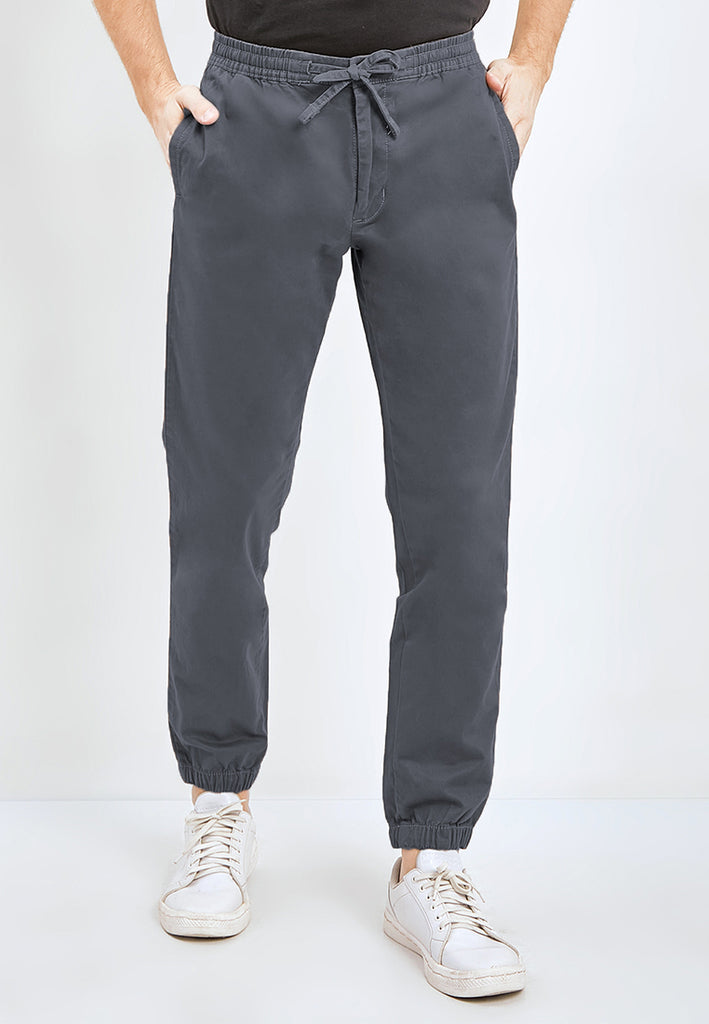 Emba Classic Pinkin Grey Celana Jogger Pria