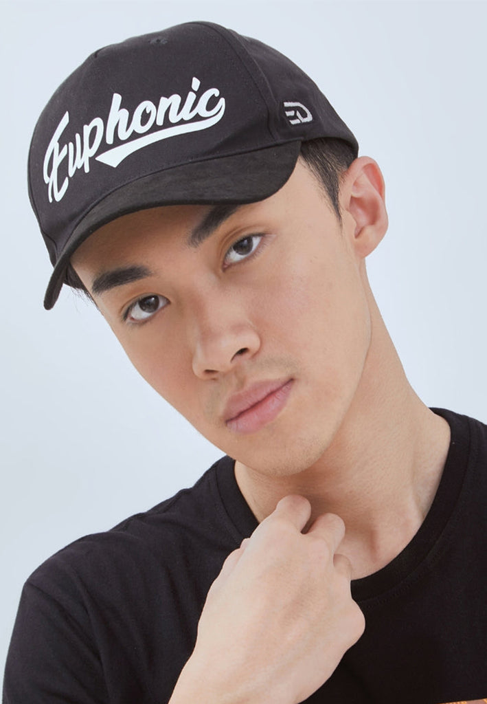 EMBA DENIM - Topi Pria Casual Warna Hitam - Lucio